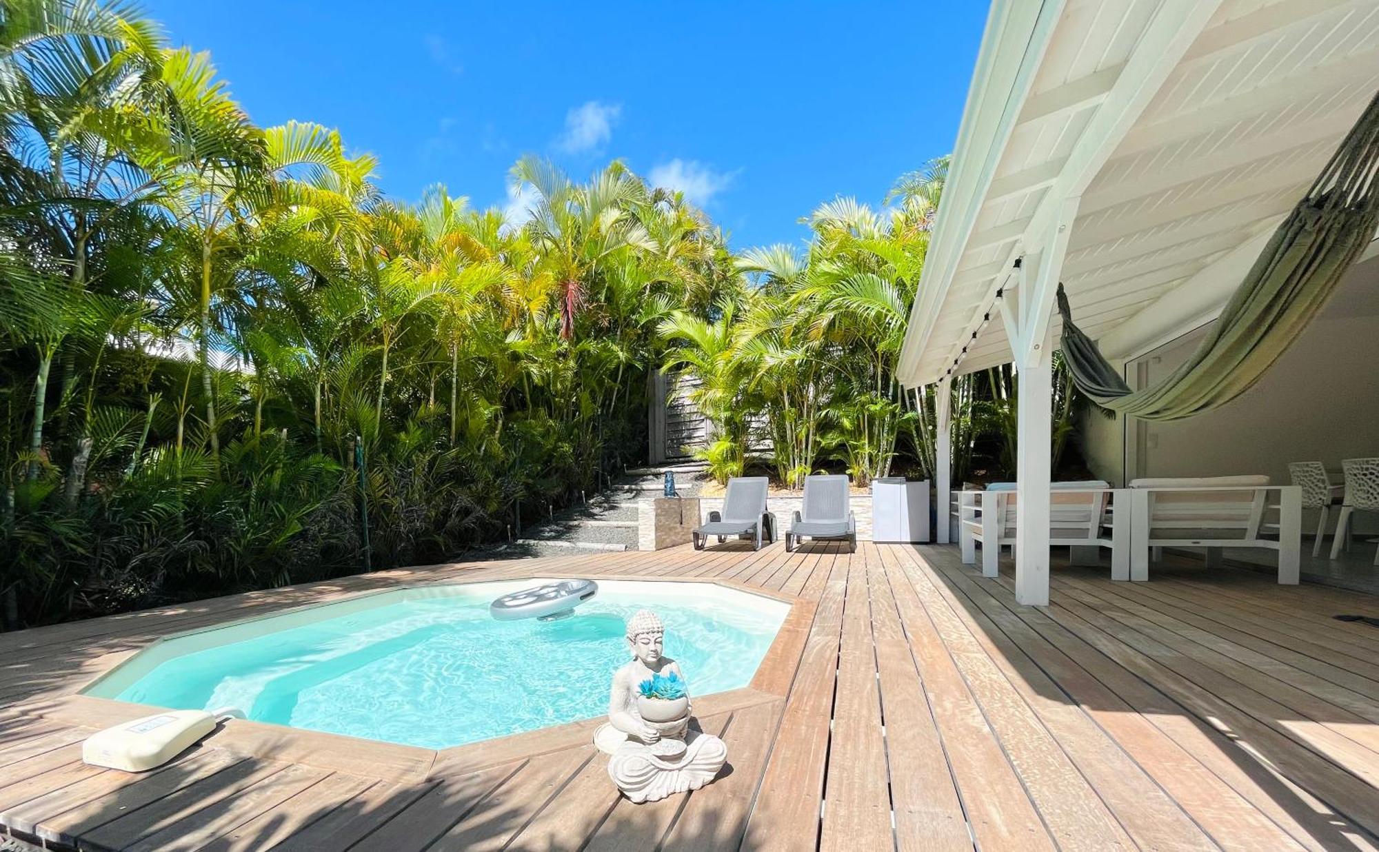 Residence Ti Gwapabe, Proche Raisins Clairs Saint-Francois  Bagian luar foto