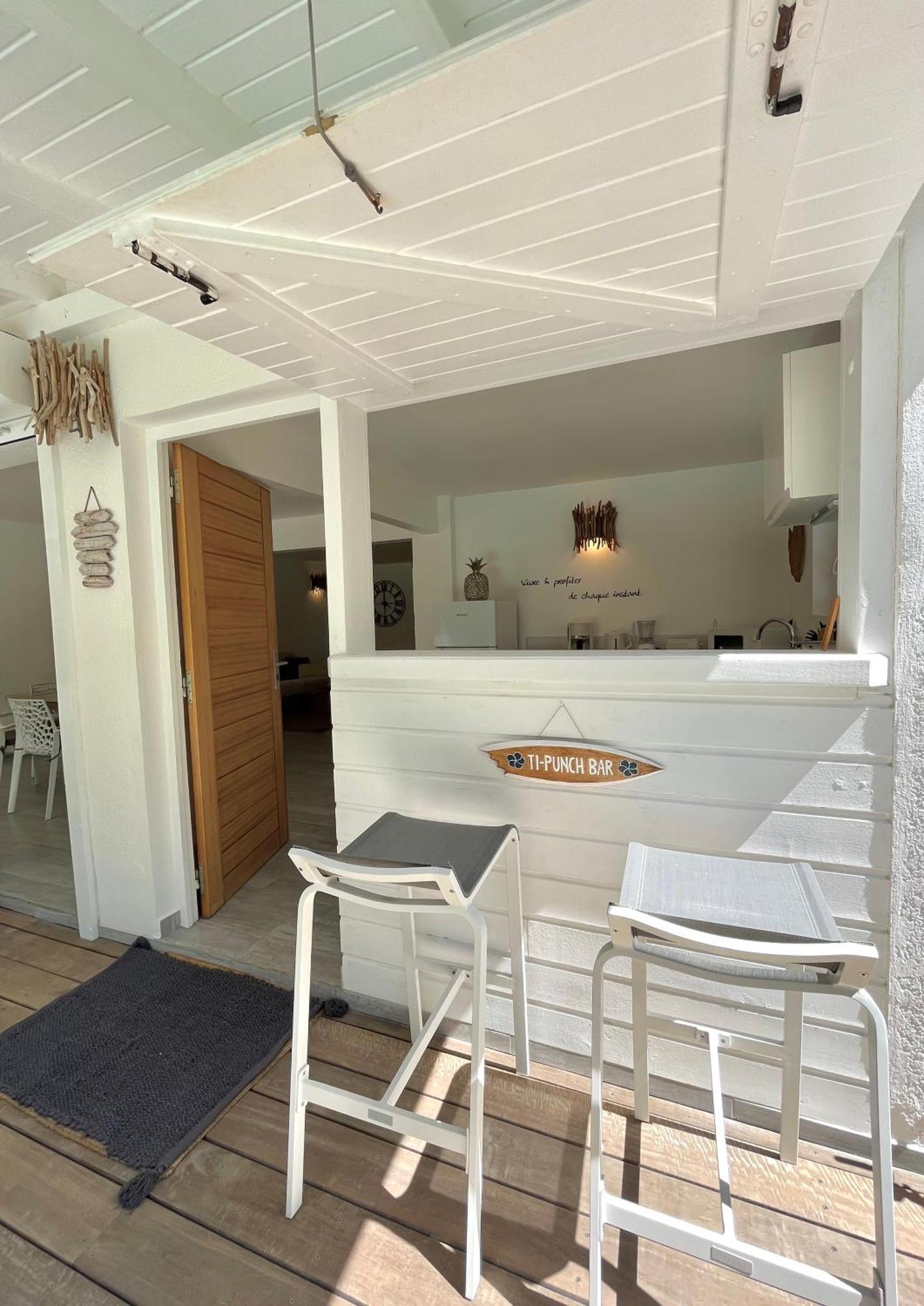 Residence Ti Gwapabe, Proche Raisins Clairs Saint-Francois  Bagian luar foto