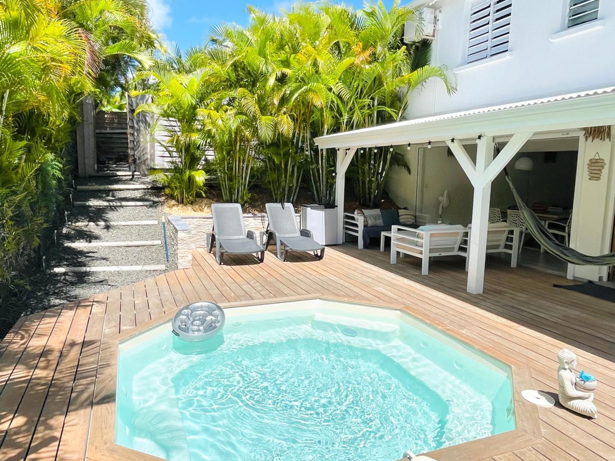 Residence Ti Gwapabe, Proche Raisins Clairs Saint-Francois  Bagian luar foto